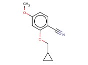 2-(CYCLOPROPYLMETHOXY)-<span class='lighter'>4-METHOXYBENZONITRILE</span>