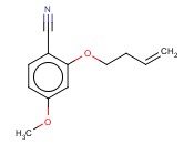 2-(BUT-3-EN-1-YLOXY)-<span class='lighter'>4-METHOXYBENZONITRILE</span>