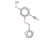 2-(FURAN-2-YLMETHOXY)-<span class='lighter'>4-METHOXYBENZONITRILE</span>