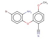 2-(2-AMINO-4-BROMOPHENOXY)-<span class='lighter'>4-METHOXYBENZONITRILE</span>