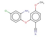 2-(2-AMINO-4-CHLOROPHENOXY)-<span class='lighter'>4-METHOXYBENZONITRILE</span>