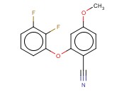 2-(2,3-DIFLUOROPHENOXY)-<span class='lighter'>4-METHOXYBENZONITRILE</span>