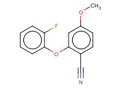 2-(2-FLUOROPHENOXY)-<span class='lighter'>4-METHOXYBENZONITRILE</span>