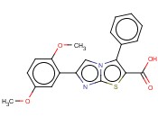 6-(2,5-DIMETHOXYPHENYL)-3-PHENYLIMIDAZO[2,1-B]THIAZOLE-2-CARBOXYLIC ACID