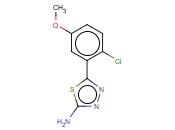5-(2-CHLORO-5-METHOXY-PHENYL)-1,3,4-THIADIAZOL-2-AMINE