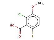 2-氯-6-<span class='lighter'>氟</span>-3-甲氧基<span class='lighter'>苯甲酸</span>