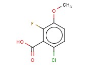 6-氯-2-<span class='lighter'>氟</span>-3-甲氧基<span class='lighter'>苯甲酸</span>
