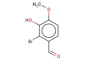 2-<span class='lighter'>溴</span>-3-羟基-4-甲氧基<span class='lighter'>苯</span><span class='lighter'>甲醛</span>