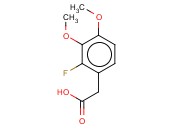 2-(2-FLUORO-3,4-<span class='lighter'>DIMETHOXYPHENYL</span>)ACETIC ACID