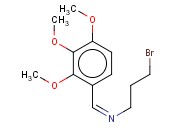 1-PROPANAMINE, 3-BROMO-N-[(2,3,4-TRIMETHOXYPHENYL)METHYLENE]-