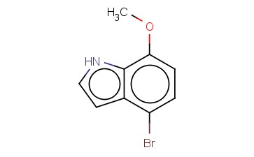 4-<span class='lighter'>溴</span>-7-<span class='lighter'>甲</span><span class='lighter'>氧基</span>-<span class='lighter'>1H-</span><span class='lighter'>吲哚</span>