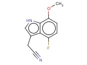 4-FLUORO-7-<span class='lighter'>METHOXYINDOLE</span>-3-ACETONITRILE