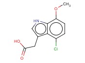4-CHLORO-7-<span class='lighter'>METHOXYINDOLE</span>-3-ACETIC ACID