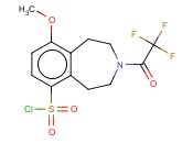 9-METHOXY-3-(2,2,2-TRIFLUOROACETYL)-2,3,4,5-TETRAHYDRO-1H-BENZO[D]AZEPINE-6-SULFONYL CHLORIDE