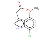 7-CHLORO-4-<span class='lighter'>METHOXYINDOLE</span>-3-ACETIC ACID