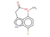 7-FLUORO-4-<span class='lighter'>METHOXYINDOLE</span>-3-ACETIC ACID