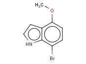 7-BROMO-4-<span class='lighter'>METHOXYINDOLE</span>
