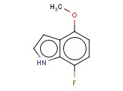 7-FLUORO-4-<span class='lighter'>METHOXYINDOLE</span>