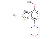 4-<span class='lighter'>METHOXY</span>-7-MORPHOLINOBENZO[D]<span class='lighter'>THIAZOL</span>-2-AMINE