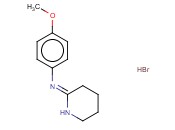 4-METHOXY-N-(2-PIPERIDINYLIDENE)ANILINE <span class='lighter'>HYDROBROMIDE</span>