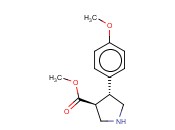 反式-4-(4-<span class='lighter'>甲</span><span class='lighter'>氧基</span>苯基)<span class='lighter'>吡咯烷</span>-3-羧酸<span class='lighter'>甲</span>酯