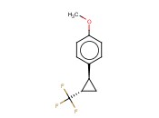 (+/-)-1-METHOXY-4-(TRANS-2-(TRIFLUOROMETHYL)CYCLOPROPYL)BENZENE