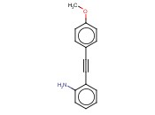 2-(2-(4-METHOXYPHENYL)<span class='lighter'>ETHYNYL</span>)<span class='lighter'>BENZENAMINE</span>