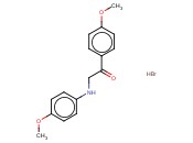 1-(4-METHOXYPHENYL)-2-[(4-METHOXYPHENYL)AMINO]ETHANONE <span class='lighter'>HYDROBROMIDE</span>