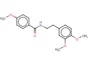 BENZAMIDE, N-[2-(3,4-DIMETHOXYPHENYL)ETHYL]-4-METHOXY-
