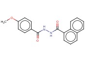 1-(4-<span class='lighter'>甲</span>氧苯甲酰基)-2-(1-萘<span class='lighter'>甲</span><span class='lighter'>酰</span><span class='lighter'>基</span>)-肼
