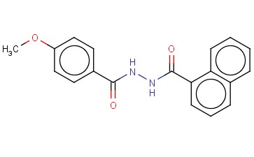 1-(4-<span class='lighter'>甲</span>氧苯甲酰基)-2-(1-萘<span class='lighter'>甲</span><span class='lighter'>酰</span><span class='lighter'>基</span>)-肼