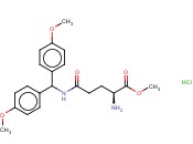 NDELTA-4,4'-DIMETHOXYDITYL-L-<span class='lighter'>GLUTAMINE</span> METHYL ESTER HYDROCHLORIDE