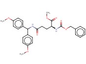 N-ALPHA CARBOBENZOXY-N-GAMMA-(4,4'-DIMETHOXY)BENZHYDRYL-L-<span class='lighter'>GLUTAMINE</span> ALPHA-METHYL ESTER