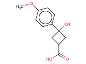 3-HYDROXY-3-(4-METHOXYPHENYL)CYCLOBUTANECARBOXYLIC ACID