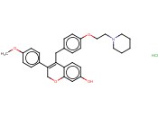 3-(4-METHOXYPHENYL)-4-((4-[2-(PIPERIDIN-1-YL)ETHOXY]PHENYL)METHYL)-2H-CHROMEN-7-OL HYDROCHLORIDE