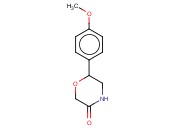 6-(4-甲氧基-苯基)-<span class='lighter'>吗</span><span class='lighter'>啉</span>-3-酮
