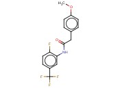 BENZENEACETAMIDE, N-[2-FLUORO-5-(TRIFLUOROMETHYL)PHENYL]-4-METHOXY-