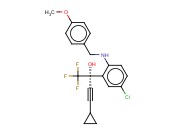 (S)-5-<span class='lighter'>氯</span>-alpha-(环丙基乙炔基)-2-[((4-<span class='lighter'>甲</span>氧基苯基)<span class='lighter'>甲基</span>)氨基]-alpha-(<span class='lighter'>三</span><span class='lighter'>氟</span><span class='lighter'>甲基</span>)<span class='lighter'>苯</span>甲醇