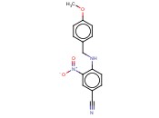 BENZONITRILE, 4-[[(4-METHOXYPHENYL)METHYL]AMINO]-3-NITRO-