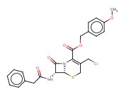 (6R,7R)-4-Methoxybenzyl 3-(chloromethyl)-8-oxo-7-(2-phenylacetamido)-5-thia-1-azabicyclo[4.2.0]oct-2-ene-2-carboxylate