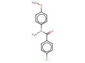 4-<span class='lighter'>氯苯甲酸</span>1-(4-<span class='lighter'>甲</span>氧苯基)酰肼