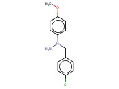 HYDRAZINE, 1-[(4-CHLOROPHENYL)METHYL]-1-(4-METHOXYPHENYL)-