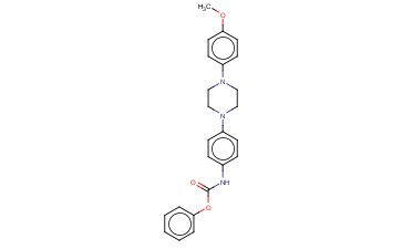 4-[[4-(4-METHYLOXY-PHENYL)-PIPERAZIN-1-YL]-PHENYL]-CARBAMIC ACID PHENYL ESTER