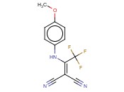 2-(2,2,2-TRIFLUORO-1-((4-METHOXYPHENYL)AMINO)ETHYLIDENE)MALONONITRILE
