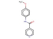 N-(4-METHOXY-PHENYL)-<span class='lighter'>ISONICOTINAMIDE</span>