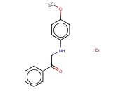 2-[(4-METHOXYPHENYL)AMINO]-1-PHENYL-ETHANONE <span class='lighter'>HYDROBROMIDE</span>