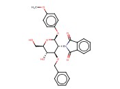 4-<span class='lighter'>甲</span>氧苯基-3-O-苄基-2-脱氧-2-<span class='lighter'>苯</span><span class='lighter'>二甲</span>酰亚<span class='lighter'>氨基</span>-β-D-吡喃葡萄糖苷