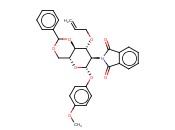 4-<span class='lighter'>甲</span>氧苯基3-O-烯丙基-4,6-O-<span class='lighter'>苯</span>亚甲基-2-脱氧-2-<span class='lighter'>苯</span><span class='lighter'>二甲</span>酰亚<span class='lighter'>氨基</span>-β-D-吡喃葡萄糖苷