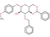 4-<span class='lighter'>甲</span><span class='lighter'>氧</span><span class='lighter'>苯基</span>3-O-苄基-4,6-O-苯亚甲基-β-D-吡喃葡萄糖苷