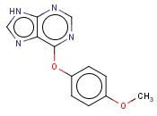 6-(4-METHOXYPHENOXY)-9H-PURINE